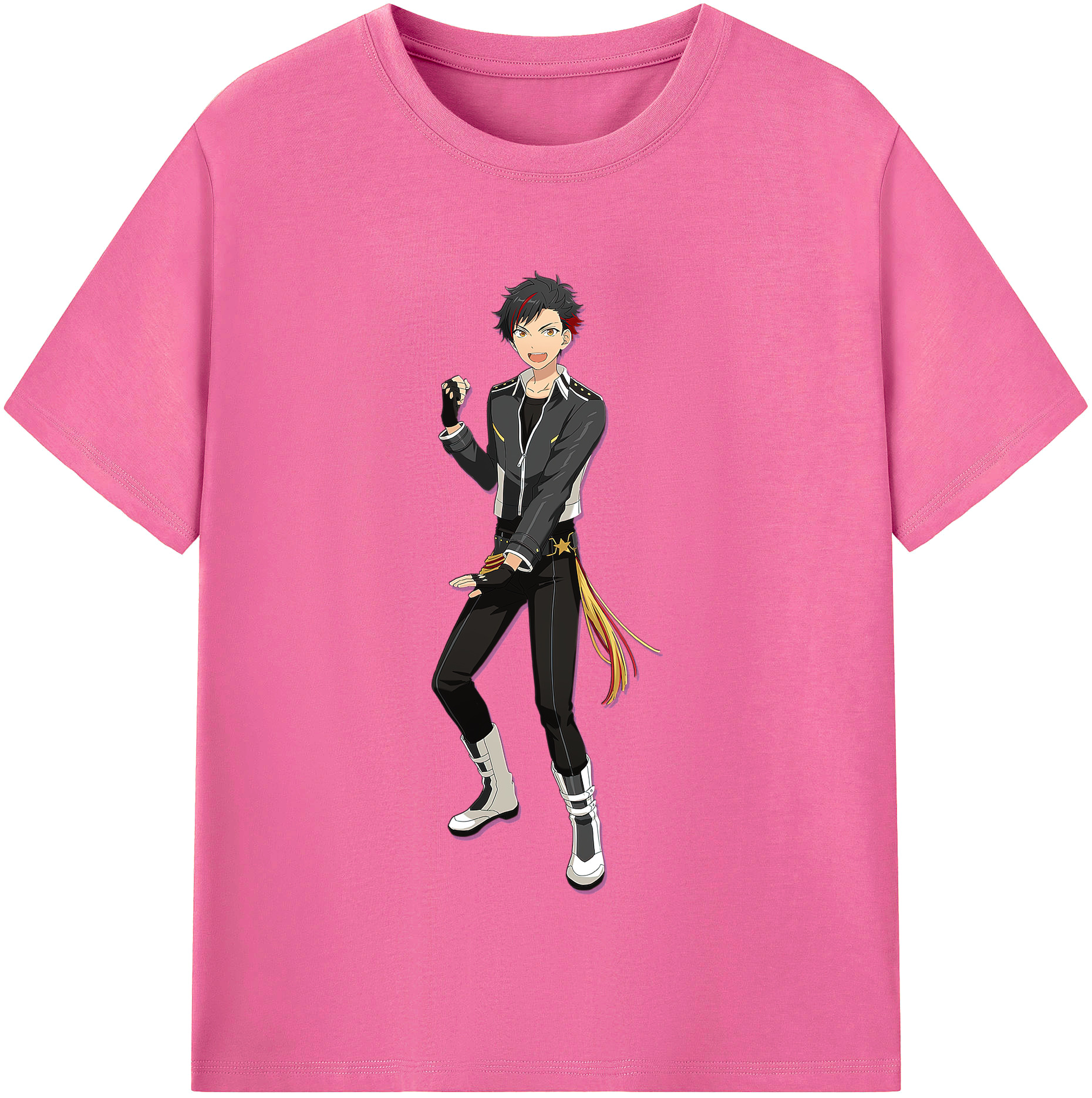 （画像用） あんさんぶるスターズ! Ensemble Stars レディースカジュアルプリントTシャツ（綿100％）
